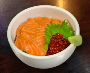 Salmon Sashimi & Ikura Bowl