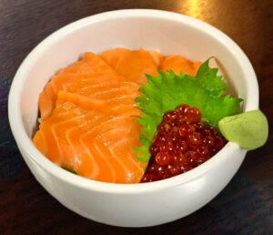 Salmon Sashimi & Ikura Bowl