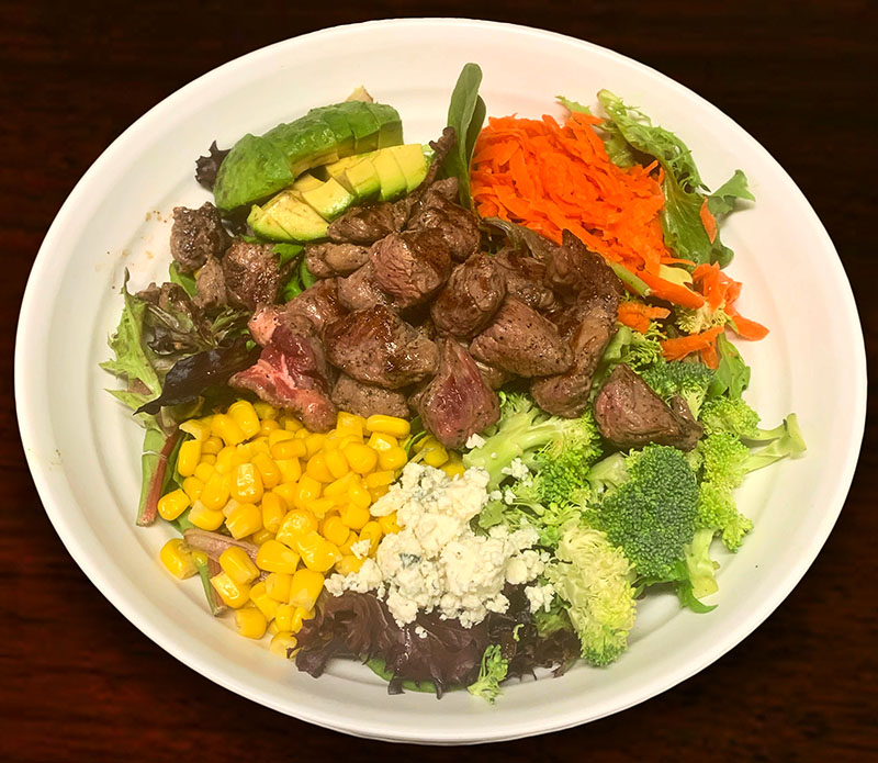 rib-eye steak salad