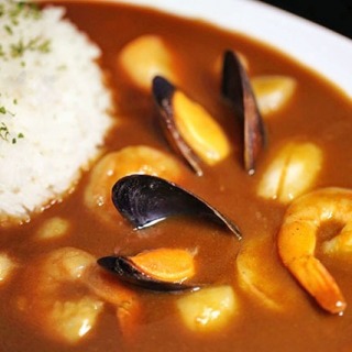 Curry Rice with Seafood